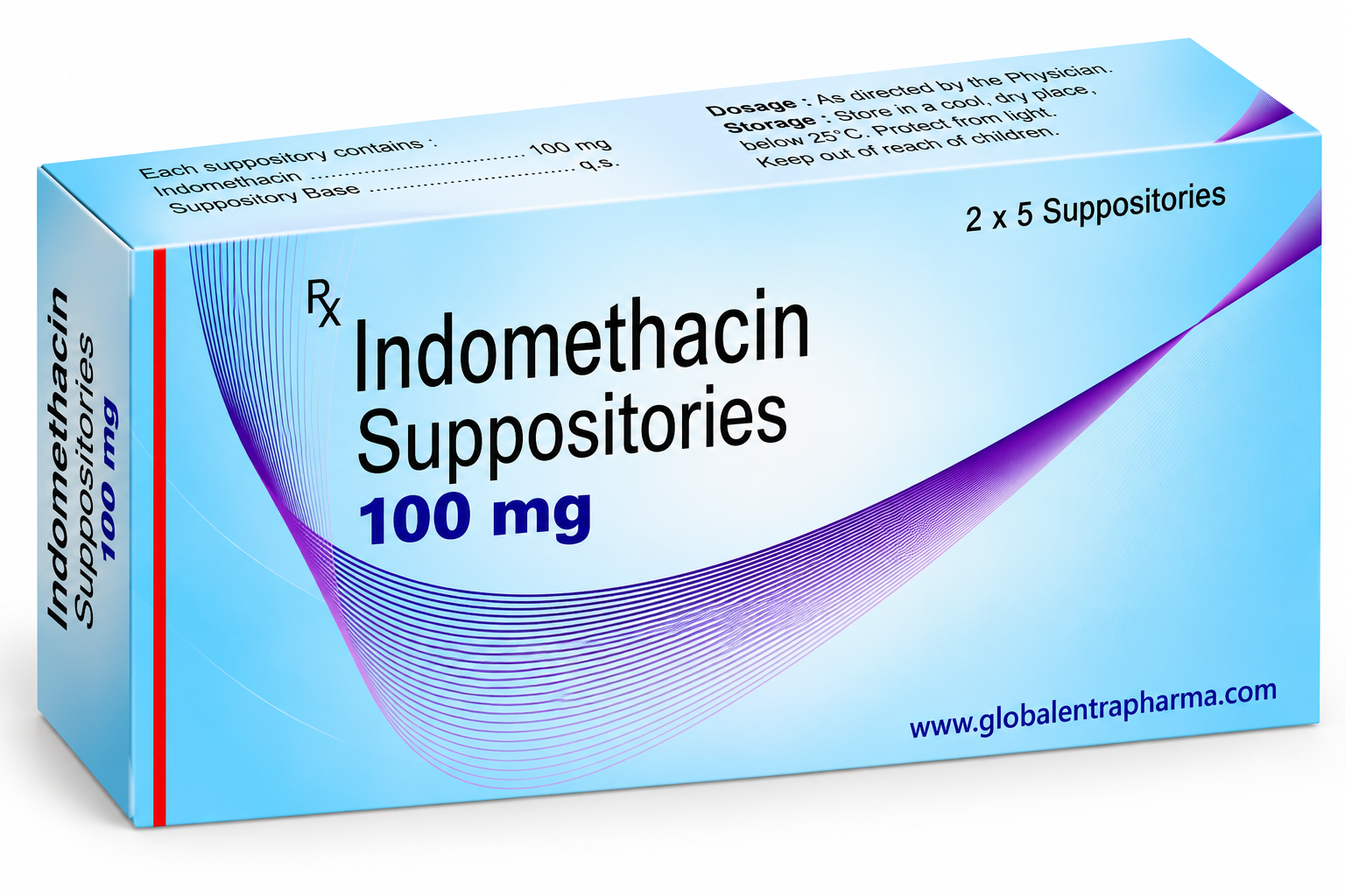 Indomethacin Suppositories 100 mg Manufacturer in India